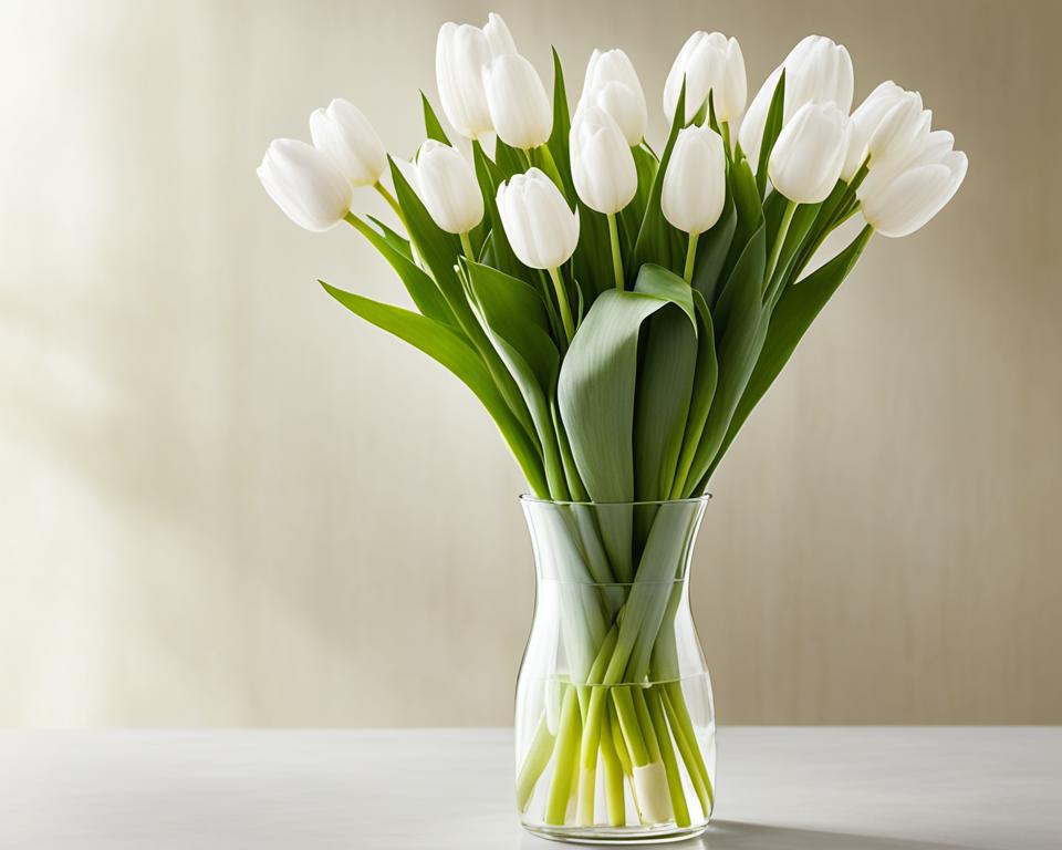 białe tulipany jako prezent białe tulipany jako prezent