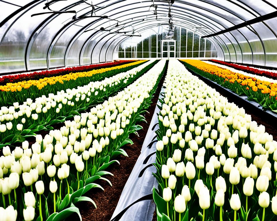 hodowla białych tulipanów hodowla białych tulipanów